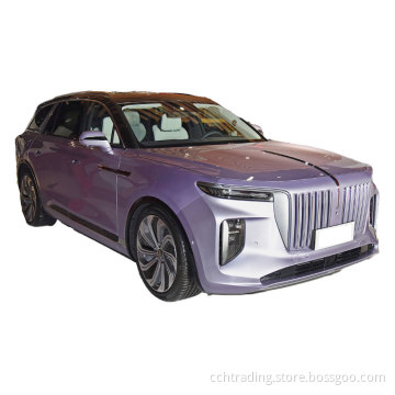 البيع الساخن Hongqi E-HS9 4 Weel Electric Car New Energy Motent 7 مقعد سريع طويل المدى سيارات الدفع الرباعي
